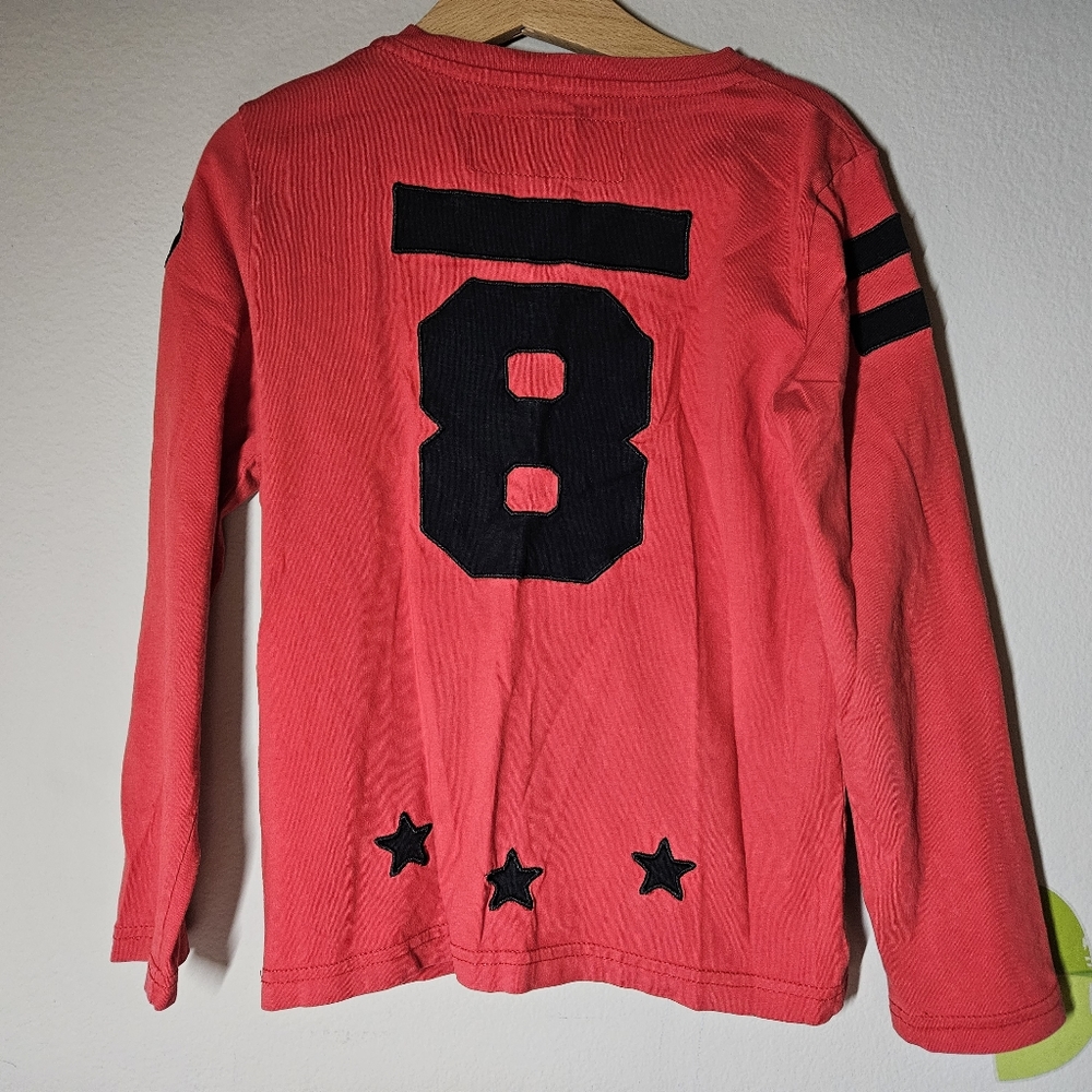 Hydrogen Kids Skull T-shirts Red SZ 6